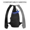 Santa Claus Anti-Theft Sling Backpack, Crossbody Shoulder Bag for Outdoor Sports, Travel & Hiking, Coral Reef view 2