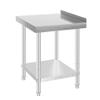 THINFAR Kitchen Work Table, Stainless Steel, Adjustable Feet, 61 x 61 x 90 cm view 1