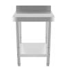 THINFAR Kitchen Work Table, Stainless Steel, Adjustable Feet, 61 x 61 x 90 cm view 3