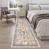 Madane Kitchen Runner, 5 x 17.8 cm, Rubber-Backed, Non-Slip, Vintage, Washable, Ultra-Thin (60 x 180 cm, Brown/Gold) view 4
