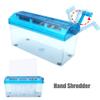 Tissting Mini Manual A4 Paper Shredder, 3.5 L, 4 mm Strip-Cut, Blue view 2