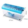 Tissting Mini Manual A4 Paper Shredder, 3.5 L, 4 mm Strip-Cut, Blue view 3