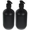 2-Pack Black Refillable 500 ml PET Pump Bottles view 3