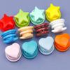 Aeromdale T5 Heart-Shaped Plastic Snap Fasteners, 150 Pieces, White view 4