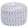 LAPOOH Boat Rope, White, 10 mm x 25 m, Polypropylene, Anchor Line, Fender Line, Mooring Line, Climbing Rope, Swing Rope, Throw Line, Floating Line view 1