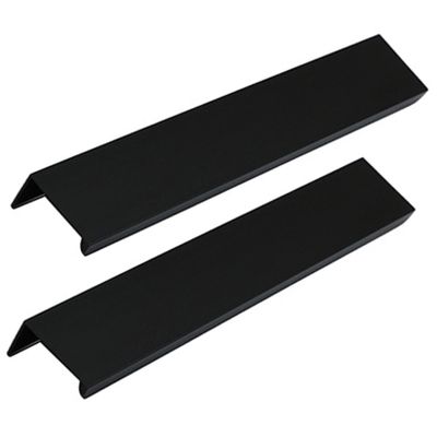 Concealed Cabinet Handles, Black, 2-Pack (128 mm Hole Spacing)