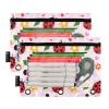 Mnsruu 2-Pack Binder Pouches, Cute Ladybug Pen Bags for Office and School view 2