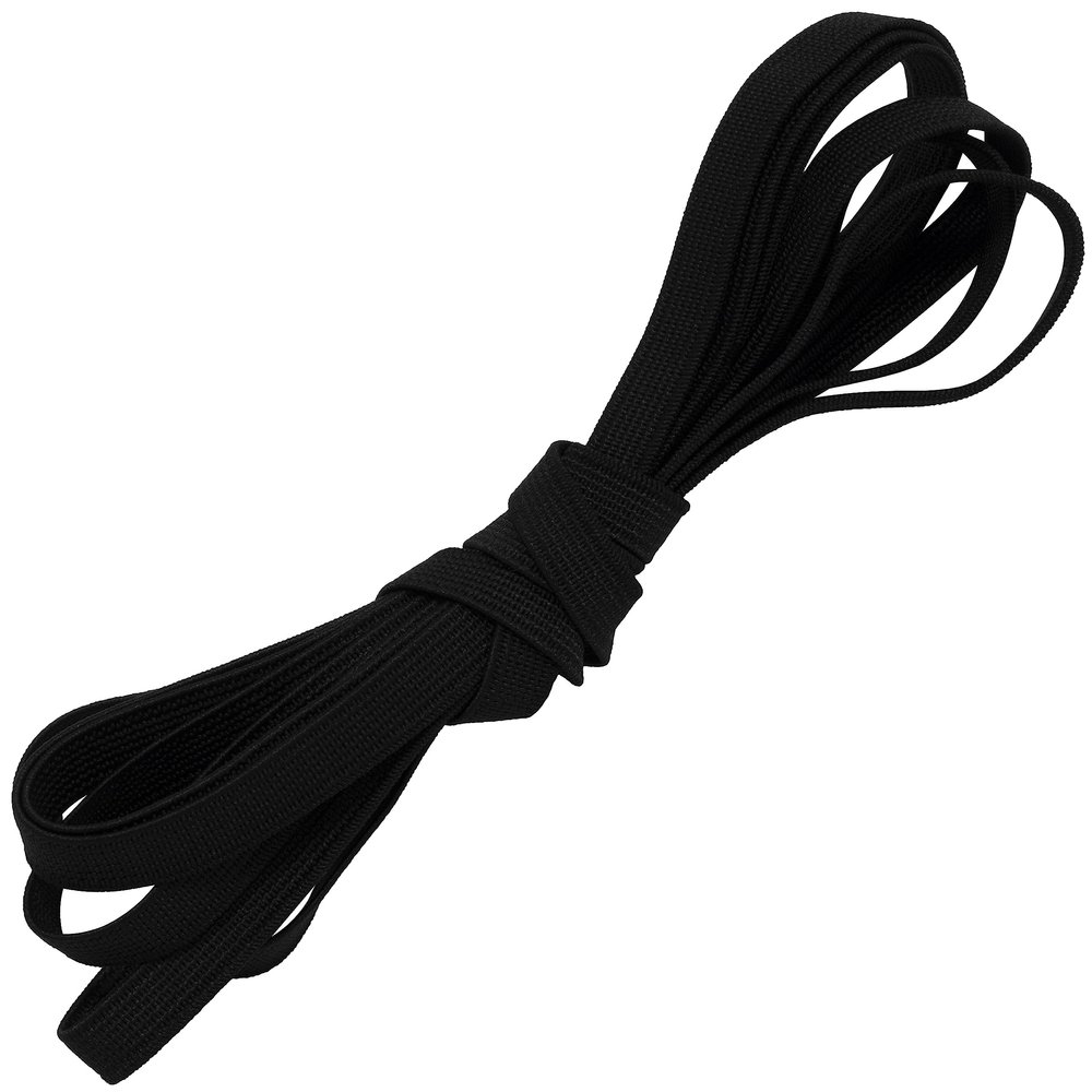 AERZETIX C67246 Flat Woven Elastic Band, 8 mm, 2 m, Black