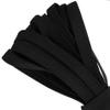 AERZETIX C67246 Flat Woven Elastic Band, 8 mm, 2 m, Black view 2