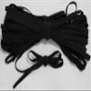 AERZETIX C67246 Flat Woven Elastic Band, 8 mm, 2 m, Black view 3