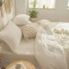 Yaofeiou Vintage Boho 4-Piece Duvet Cover Set, 135 x 200 cm, White view 4