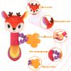 Venditer 2-Pack Baby Rattles, 0–12 Months, Fox and Elephant view 3