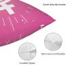 Breast Cancer Awareness Pink Ribbon October Decorative Pillow Cover, Double-Sided Design, 16 x 16 in view 4