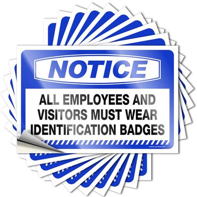 Car Stickers, Funny Notice, Must Be Worn, 10 Pieces, Bar Rules Sign, Car Sticker Set (Size: 12 x 18 cm)