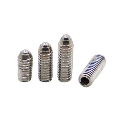 304 Stainless Steel Hex Socket Spring-Loaded Ball Set Screw, M3–M12 (8 mm, M10, 1 pc)