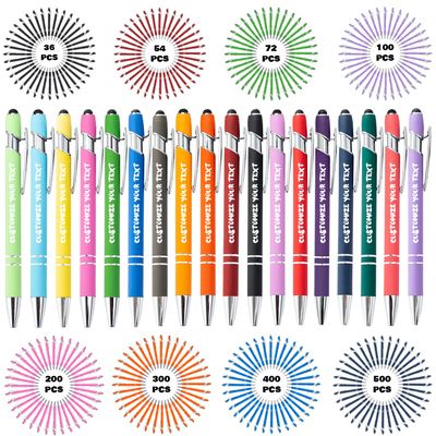 Personalized Engraved Ballpoint Pens - Custom Black-Ink Pen - Personalized Gifts