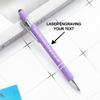 Personalized Engraved Ballpoint Pens - Custom Black-Ink Pen - Personalized Gifts view 2