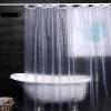 ANAZOZ Semi-Transparent PEVA Shower Curtain, Hexagon Pattern, 180 x 180 cm view 4