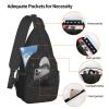 Pizza in the Sky Sling Backpack, Anti-Theft Crossbody Shoulder Bag view 4