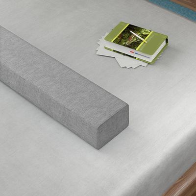 Bed Gap Filler and Sofa Connector, Gray, 200 x 15 x 8 cm