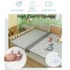 Bed Gap Filler and Sofa Connector, Gray, 200 x 15 x 8 cm view 3