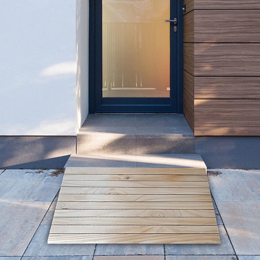 Wooden Threshold Ramp, 5.1, 7.6, 10.2, 13.7, 15.2 or 20.3 cm