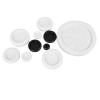 Rubber Blind Plugs, 1/2/5/10-Pack, 8–130 mm, Black, for Electrical Cabinets view 2