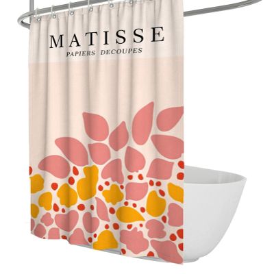 Wewoo Home Farmhouse Henri Matisse Pink Shower Curtain, 300 x 200 cm