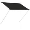 PURADAY Retractable Awning 150 x 150 cm, Anthracite, PA-Coated view 2