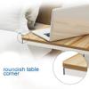 POCHY Overbed Table with Locking Casters and Storage Basket view 3