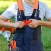 BESPORTBLE Brush Cutter Shoulder Harness, Double-Shoulder Strap, Orange Oxford Fabric view 3