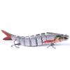 Comcapy 1-Piece Multi-Segment Minnow Fishing Lure, 13.5 cm, 19 g, Color F view 1