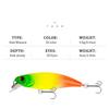 Comcapy 1-Piece Mini Sinking Minnow Fishing Lure, 4.5 g, 55 mm, Hard Bait Wobbler Crankbait, Perch Pike Salmon Trout Bass (Color: 04) view 2