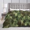 3D-Printed Custom Abstract Military Camouflage Ultra-Soft Microfleece Blanket, Soft Warm Flannel Fleece Throw view 4