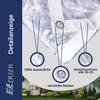 Ezcasch Clear Tarp with Eyelets, 6.7 x 6.9 m, 420 g/m², Waterproof, 0.35 mm, Adjustable up to 8 x 8 m view 2