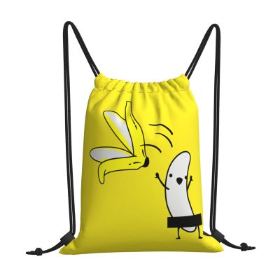 Banana Striptease Drawstring Sports Bag #498