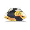 FRODOTGV Yellow Vase-Shape Black Cat Drawing Waterproof Satin Pillow Covers with Zipper, 2-Pack, 18 x 18 in view 4