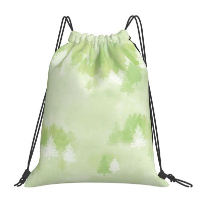 BAAROO Unisex Green Drawstring Bag, Large-Capacity Foldable Backpack for Boys and Girls, #1243