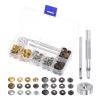 sourcing map 60-Piece 12 mm Metal Snap Fastener Kit view 1