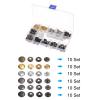 sourcing map 60-Piece 12 mm Metal Snap Fastener Kit view 3