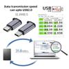 xiwai USB Type-C Male to Micro-USB 2.0 Female Power/Data Adapter, 480 Mbps, 2-Pack view 3