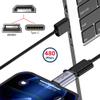 xiwai USB Type-C Male to Micro-USB 2.0 Female Power/Data Adapter, 480 Mbps, 2-Pack view 4