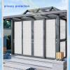 Zlovne 99% UV Protection Window Film, Heat-Reflective Sunshade Film, 8mm Thick Skylight Blackout Privacy Film for Smooth Glass with Suction Cups (40 x 110 cm/16 x 43 in) view 4