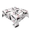 BAFAFA Makeup Cosmetics Pattern Printed Square Waterproof Tablecloth view 2