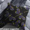 Watercolor Boho Dragonfly Fabric, 92 x 150 cm view 3