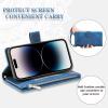 Rnrieyta Zipper Wallet Case for Samsung Galaxy A14 4G, PU Leather Flip Cover with Card Slot view 3