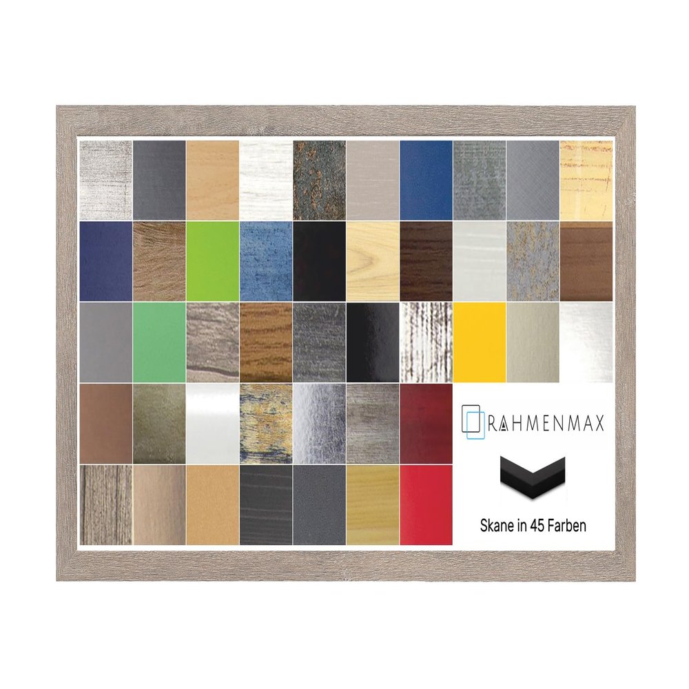 RahmenMax Skane Puzzle Frame Poster Frame 30.5 x 91.5 cm, Apple Wood Decor, Handmade, Includes Clear Acrylic Glazing