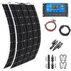 400W Portable Solar Panel Kit, 2200W Flexible Solar Panel with 40A Controller, Monocrystalline Bendable Solar Charger for Home, Camper, RV, Boat and Car, 60A Controller view 1