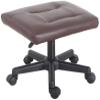 Rolling Stool with Pink PU Seat, Adjustable Height 45–55 cm, 160 kg Capacity view 1