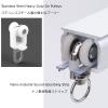 Aluminum Single-Track Curtain Rail, Pre-Drilled, Wall or Ceiling Mount view 2